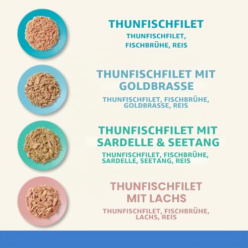 Applaws Natürliches Nassfutter für Katzen im Beutel, Fisch-Auswahl in Brühe - 24 x 70g – Ansicht 3