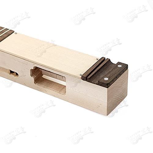 Gryf gitary elektrycznej Wyciszenie Ludowe Przenośna Składana Gitara Akustyczna Podróż DIY Zestaw Kombinacji Początkujący Praktyka Podróż Służbowa Klon Palisander Gitara