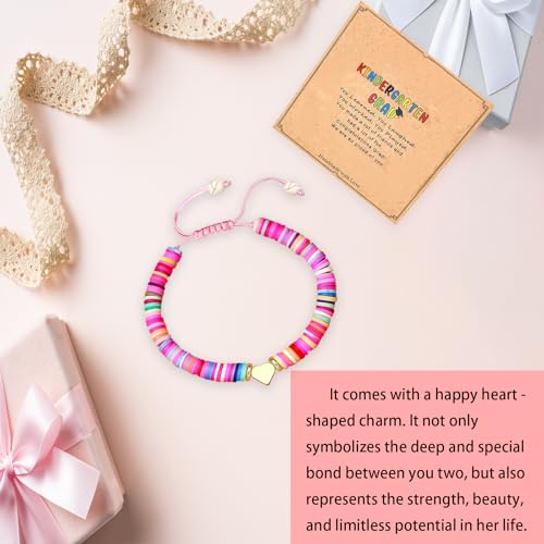Image of Preschool Graduation Gift Big Sister Bracelet Made of Soft Ceramic with Adjustable Size Graduation Decorations 2025 Bracelet Beautifully Shaped Celebrates Preschool Pre K Graduations Gifts