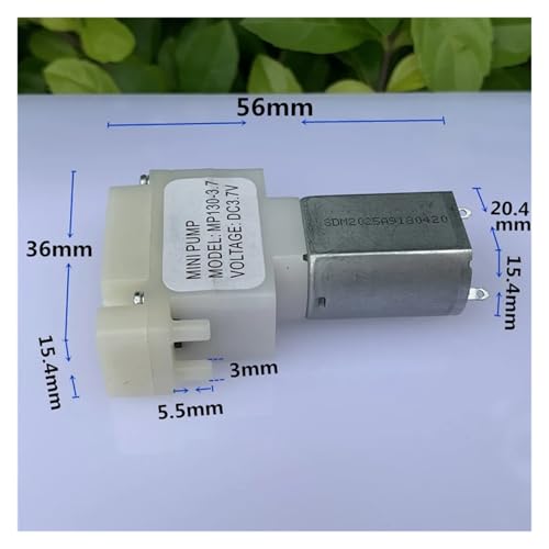 MP130 Air Pump DC 3.7V 5V Double-Hole Inflation Vacuum Pump miniatura 2