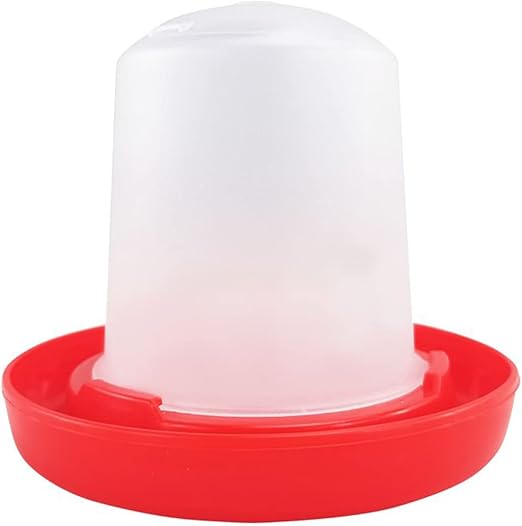 Baby Chick Feeder Waterer 0.35Lbs Chicken Feeder 5.4 Ounce Chicken Waterer Small Birds Poultry Feeding Equipment, Bucket