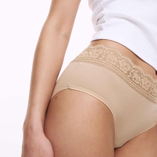 Image of Marks & Spencer Women's 5 Pack Cotton Lycra & Lace High Rise Short