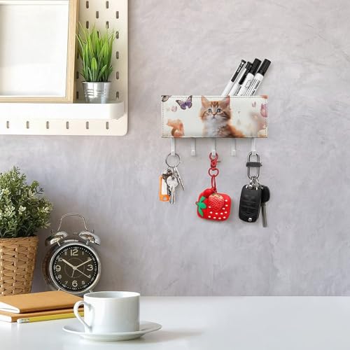 Soporte de llaves de pared resistente: di adiós a perder tus llaves en casa 8