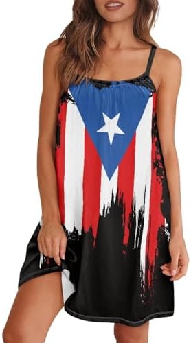 Summer Dress Spaghetti Strap Dress for Plus Size Women Casual Squ...