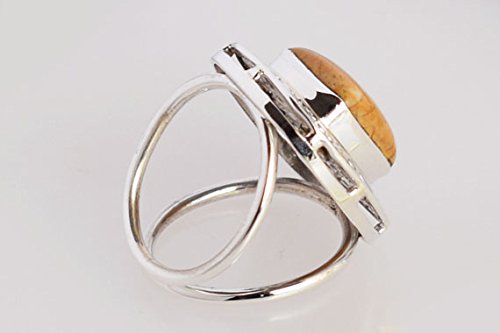 Bague Mookaite en argent 925 massif, un bijou artisanal d'exception
