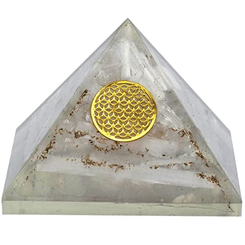 Orgon-Pyramide Selenit Blume des Lebens Cover