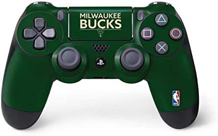 Skinit Decal Gaming Skin Compatible with PS4 Pro/Slim Controller - Officially Licensed NBA Milwaukee Bucks Camo Digi Design