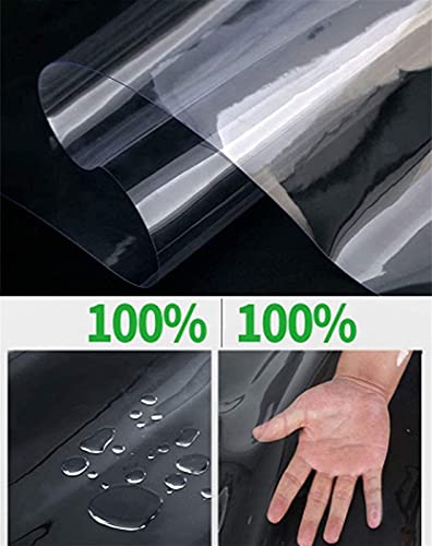 Lona transparente de PVC impermeable y resistente para ventanas y balcones 6