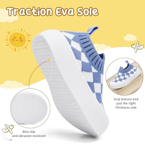 Image of BACSAC Baby Toddler Unisex Infant Shoes Boys Girls Beige Mesh Breathable Non-Slip Soles 6-36 Months