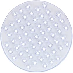 Cesta Para Fregadero Redondo WENKO Esterilla de fregadero Cristal redondo - extra fuerte, plástico, 31 x 1 x 31 cm, Transparente