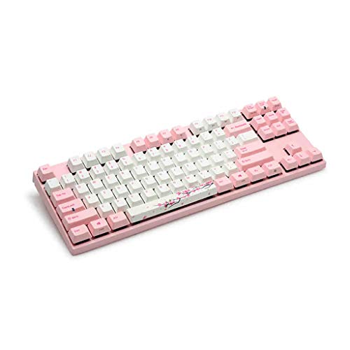 �E�ƃL�[�{�[�h PC�ƃ��b�v�g�b�v�̃`�F���[MX�u���E���X�C�b�`�̂��߂̋�̃p�^�[���̃L�[�{�[�h�̂��߂̃s���N�̃��J�j�J���Q�[�~���O�L�[�{�[�h �l�ԍH�w (Keys : 87)