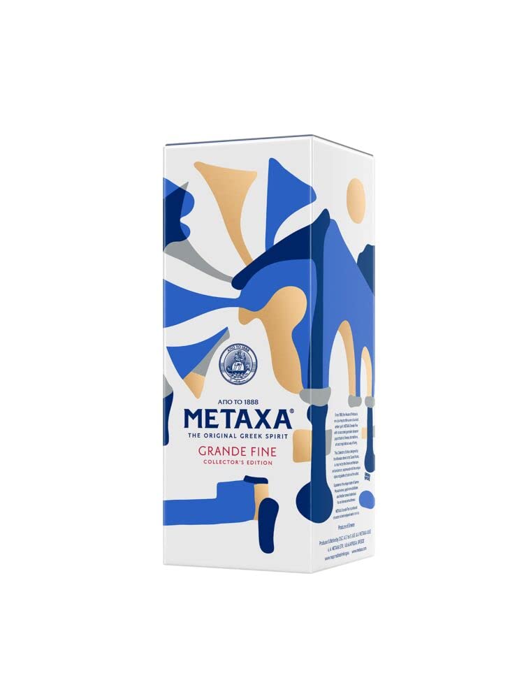Metaxa Grande Fine Collector's Edition Brandy 40% vol. 0,7l Porzellanflasche