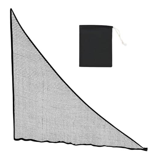 Filet d'entraînement de golf et multi-sports polyvalent noir pour jardin