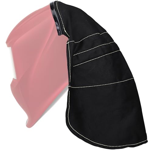 MATINA Welding Hood Cover, Welding Helmet Cover Extended FR Cotton Rear Cover with Press Fit Seal, Welding Hood Accessories for Welding Neck Protector, Fit for Most Welding Helmets