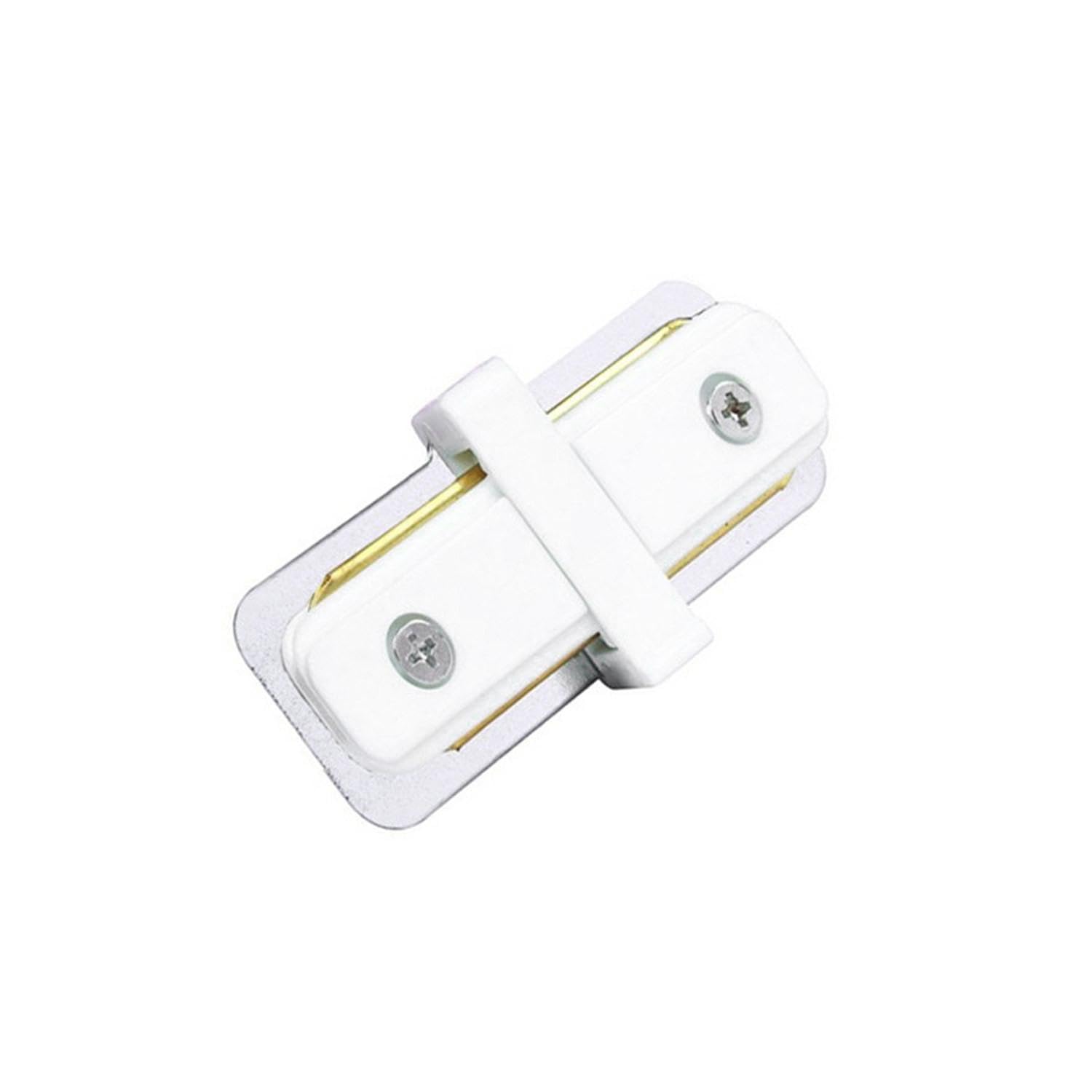 LEDKIA LIGHTING Conector Tipo I para Carril Monofásico Aluminio Blanco