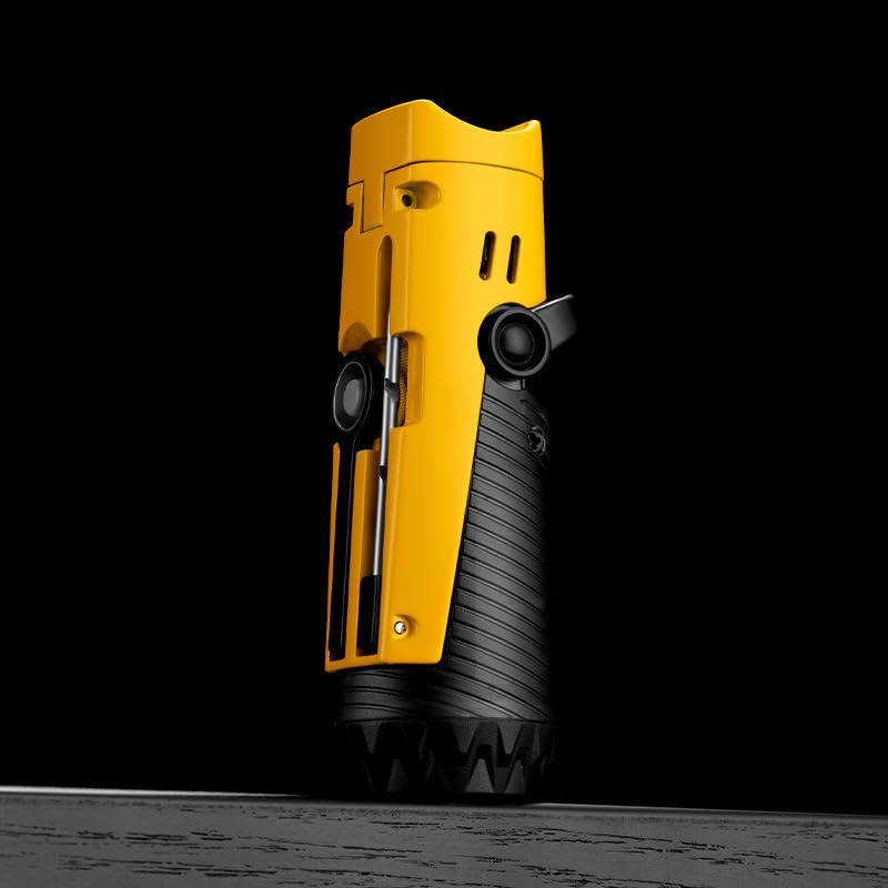Encendedor metálico a prueba de viento con llama torch miniatura 3