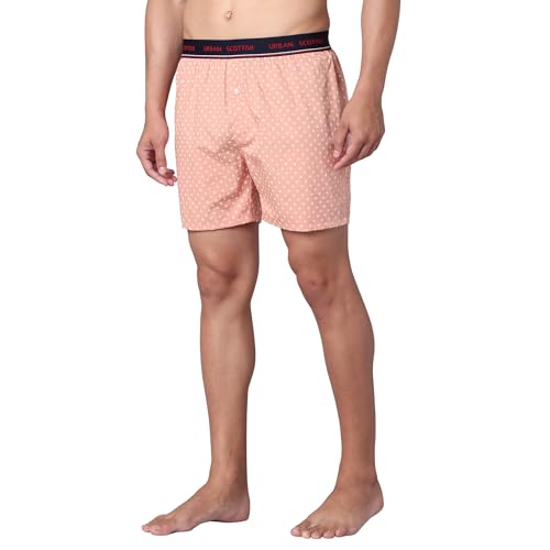 Image of Urban Scottish Men's Boxer Pants 100% Cotton Material with A Stylish Print Soft and Stretchy Elastic Waist Band Dynamic Movement and Hardwearing Stitching Breathable with A Gentle Snug Fit