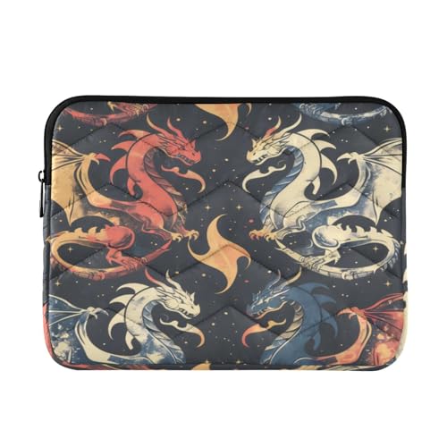 Funda para portátil 13-14 pulgadas diseño dragón impermeable