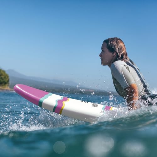 image for EASYGO PRODUCTS 6’ FLOWBOARD Surfboard Softboard Foam - Include (3) 