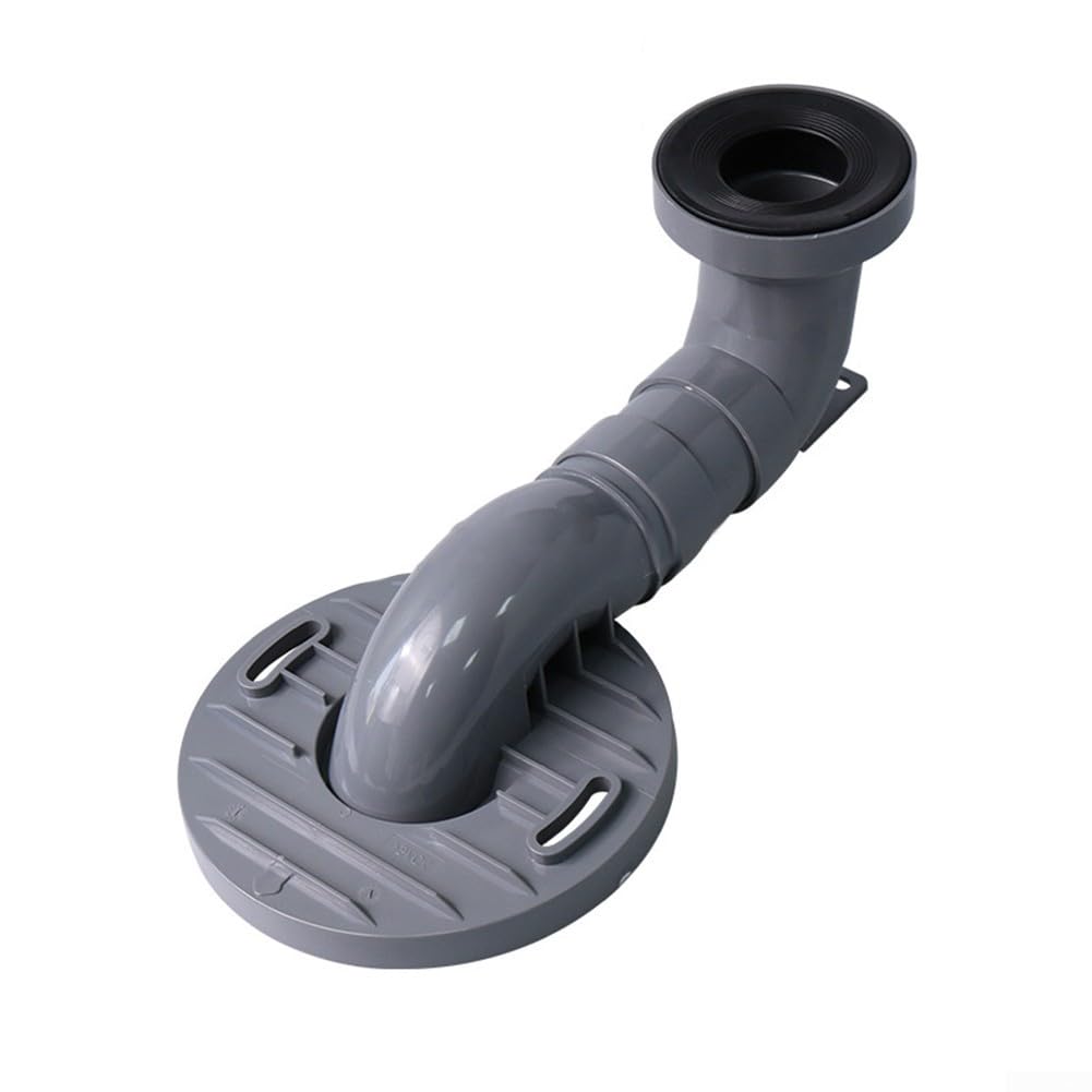 Desviador de Sifón para Ajustable PVC 110mm - Válvula Antiolor y Antifugas para Drenaje Eficiente - de Fontanería para Renovación de Baño Sin Obras(350mm)