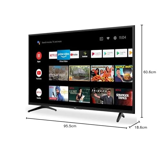 Vu 108 cm (43 inches) Full HD UltraAndroid LED TV 43GA (Black) (2019 Model)