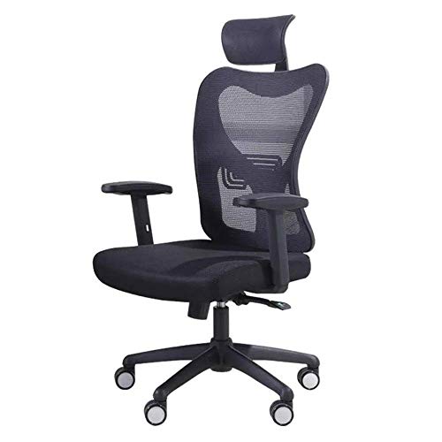 Bürostuhl angehoben 360 Grad drehbar Atmungsaktive Ergonomie Mesh Computer Gaming Laptop Schreibtischstuhl Liegen Freizeit Drehstuhl Home Office Möbel