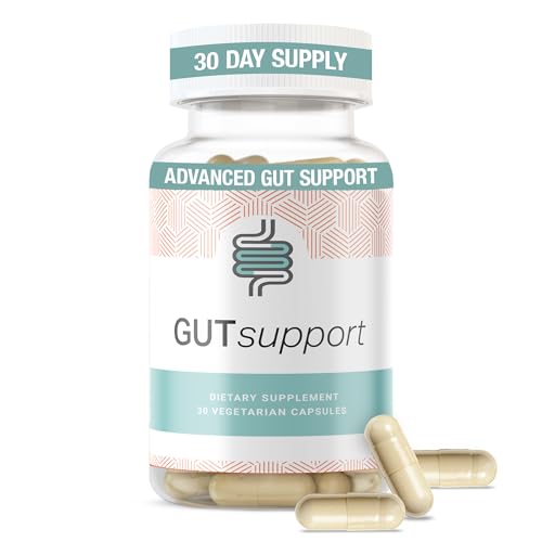 IBDassist™ Gut Support Capsule - Gut Health & Digestion Supplement - Constipation & Occasional Bloating Relief for Women & Men* - Complete with Vitamin D3, A, E, Zinc & More - 30 Capsules