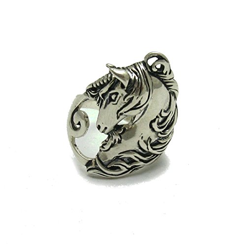 Bague licorne en argent massif 925 Empress R000813