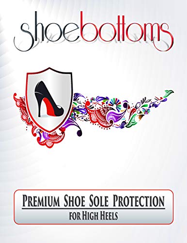Slip Resistant Shoe Sole Cover Protector for High Heels - Self-Stick Pads (1 Pair, Extended Red)
