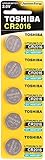 Toshiba CR2016 3V Lithium Coin Cell Battery Pack of 10