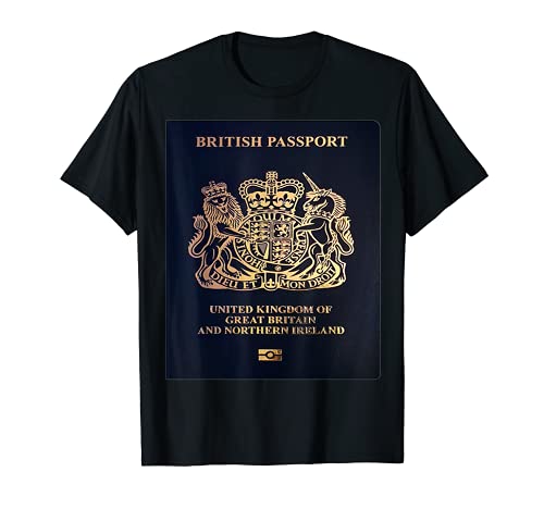 Cubierta de pasaporte británico Camiseta Cover
