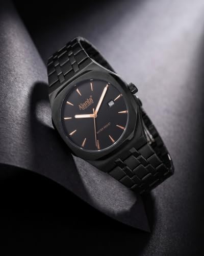 Image of Ajanta Quartz Vertex Dial Stainless Steel Date Display Watch for Men