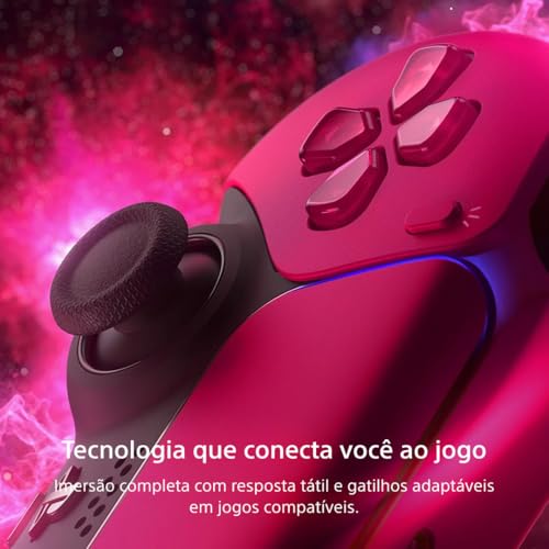 Image of PlayStation DualSense Wireless Controller - Cosmic Red - for PS5, PC, MAC & Mobile