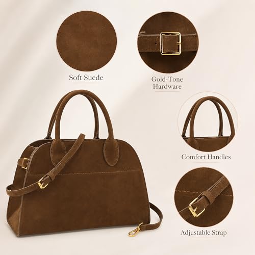 Bolso Tote Grande de Gamuza para Mujer miniatura 6