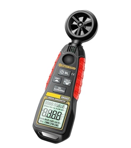 風速計 ハンドヘルド風速計 9999カウント デジタル 0.4~30.00m/s 風速計 -20.0℃~60.0℃ 温度テスター アネモメーター