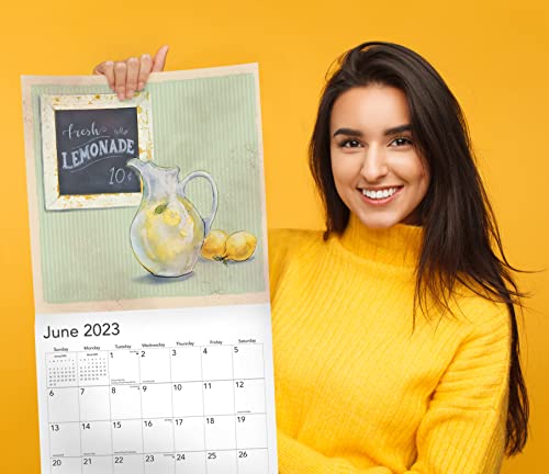 Farmhouse 2023 Hangable Wall Calendar - 12” X 24” Open - Vintage Farmers Market Signs - Truck & Barn Photo Gift - Shabby Chic Farm Photography House Decor - Sturdy & Thick Beautiful Large Full Page 16 Months For Organizing & Planning - Includes 2022 #TOP3