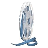 100% nailon. Morex Ribbon Nylvalour, Williamsburg Blue, 3/8 pulgadas x 11 yardas