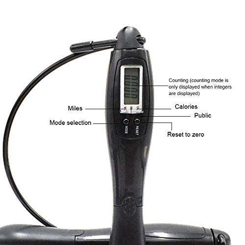 DECDEAL Corda de contagem eletrônica inteligente para pular corda sem fio pular corda sem fio presen