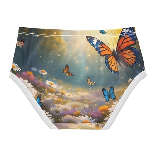 Spring Butterfly Floral Forest Cute Panties Girl Toddler Girls Underwear Cotton Flower Briefs Girls Undies 2t2