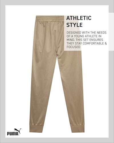 PUMA Boys Tricot Jogger Performance Active Sweatpants Pockets (Sizes 8-20) - image 6