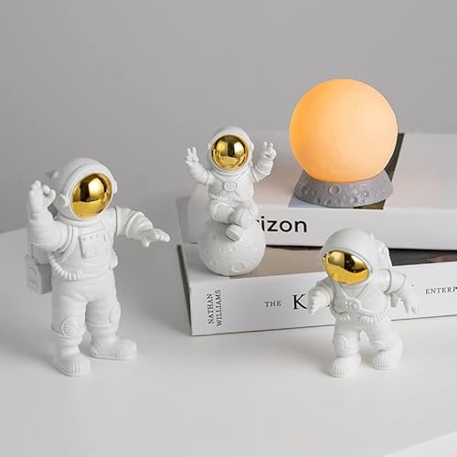 MOMOAO 宇宙飛行士 模型 宇宙探索 モデル 置物 樹脂 萌えグッズ 月球 北欧雑貨 装飾品 ケーキトッパー 車飾り フィギュア インテリア コレクション 子供用 誕生日 おしゃれ 雑貨 癒しグッズ 景品 お年寄り イベント 彼女 クリスマス プレゼン