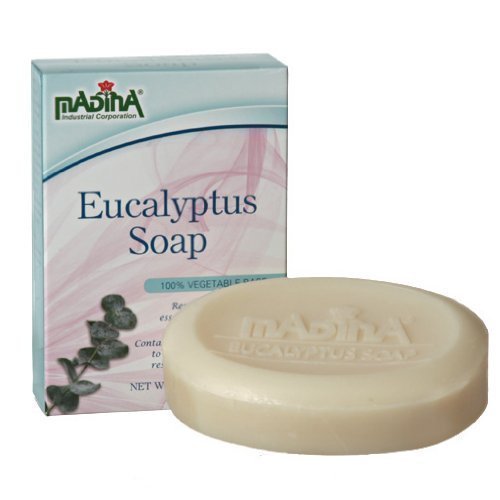 EUCALYPTUS Soap Bar by Madina 3.5 oz (2 Bars). amtc