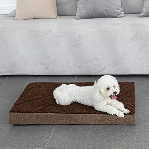 Molblly Dog Bed & Cat Bed, High-Density Egg Foam with Removable Washable & Waterproof Cover, Anti Slip, Orthopedic Joint… - Image 7