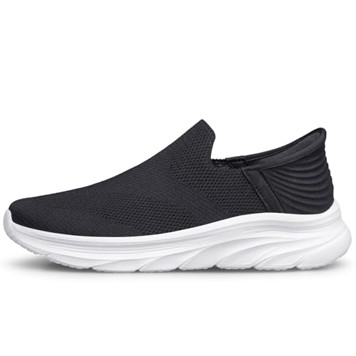 Image of BQQ Men's Slip-On Sneakers Lightweight Non Slip Walking & Workout Shoes Breathable Casual Tennis Shoes