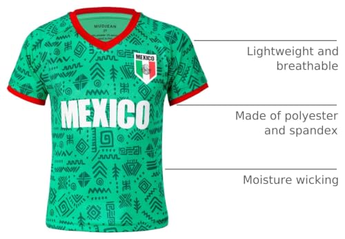 Image of Unisex Kids Soccer Jersey and Shorts Kit 2-Piece Set Boys Girls Football Outfits for Little Athlete 2-14 Years