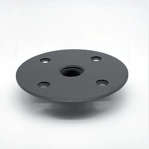 KROYWACHS 1PC Loud Speaker Box Accessories with Top Hat, DJ Speaker Mounting Flange 118mm M20 Thread Top Hat Steel for Subwoofer Home Theater Professional Audio Mixer