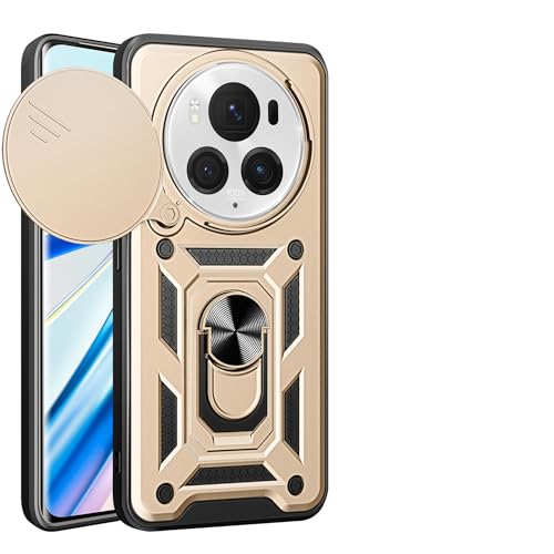 Ή@ for Honor Magic5 Pro 5G X}zP[X,Ή@ for Honor Magic5 Pro 5G PGT-AN10 }OlbguPbg [PC+TPU] 2 in 1 XChYLbNX^h Gold