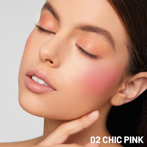 Image of Seven Seas Cheek Bloom Liquid Blusher & Lip Gloss | Highly Pigmented | Long-lasting | Buildable & Blendable | All Skin Types | Shade- Chic Pink-5g