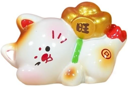 HUFFA Charming Small Zodiac Ornaments - 12 Zodiac Resin Desktop Decorations - Cute Cartoon Dolls for Home and Office DecorLuckypuppy