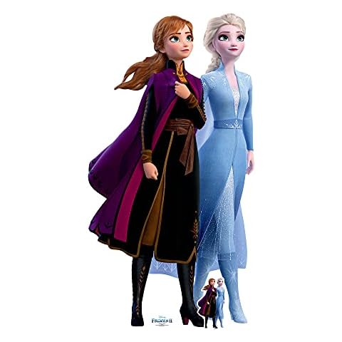 STAR CUTOUTS Anna and Elsa Cardboard Cutout Cover